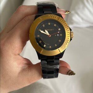 Black and Gold Prdgy Watch